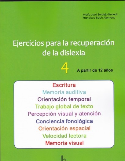 Ejercicios para la recuperación de la dislexia 4.